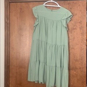 light pastel green sundress